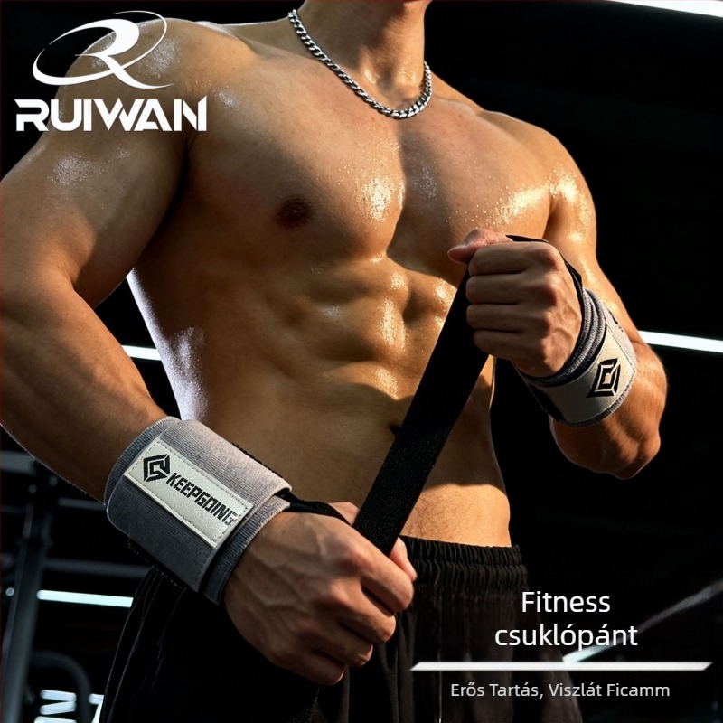 Férfi fitness csuklóvédő — professzionális erőemeléshez, fekvenyomáshoz, kosárlabdához és tollaslabdához