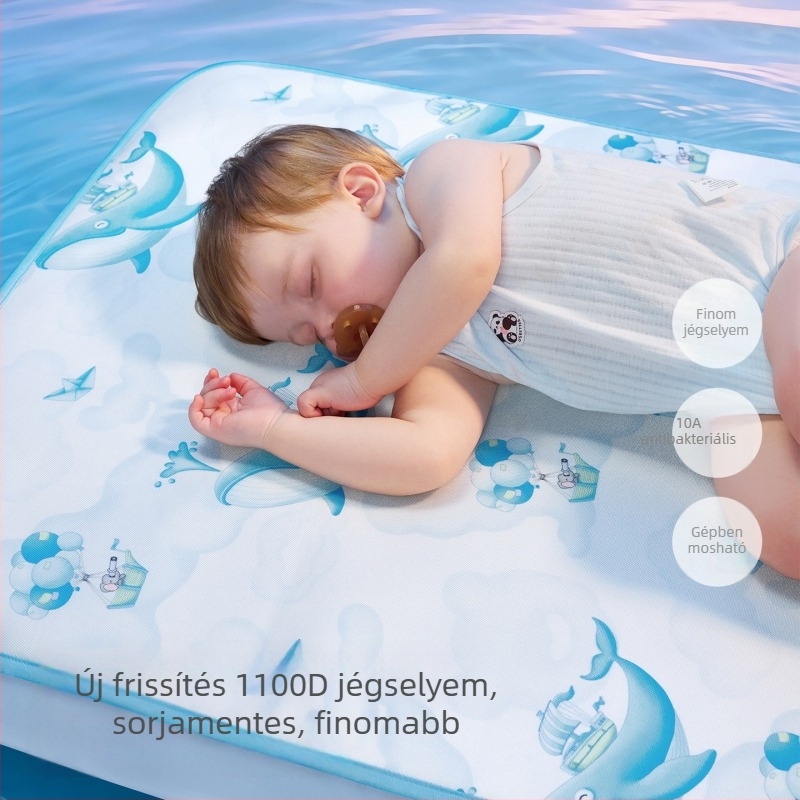 Beptides – Baba hűtő matrac nyári Ice Silk anyagból, ideális bölcsőhöz és gyerekágyhoz