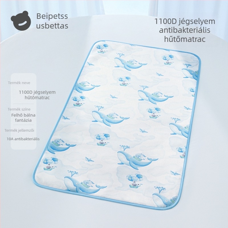 Beptides – Baba hűtő matrac nyári Ice Silk anyagból, ideális bölcsőhöz és gyerekágyhoz