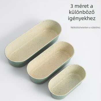 Hosszú kenyérsütő forma szénacélból, kenyér és sütemények készítéséhez