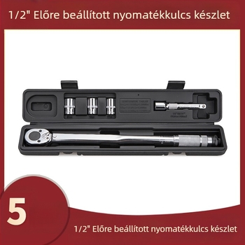 1/2 hüvelykes nyomatékkulcs készlet, 5–7 darab, autójavításhoz