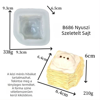 Kutya alakú szilikon forma krémes kenyér pudinghoz, kreatív DIY aromaterápiás gyertya és csokoládé sütéséhez