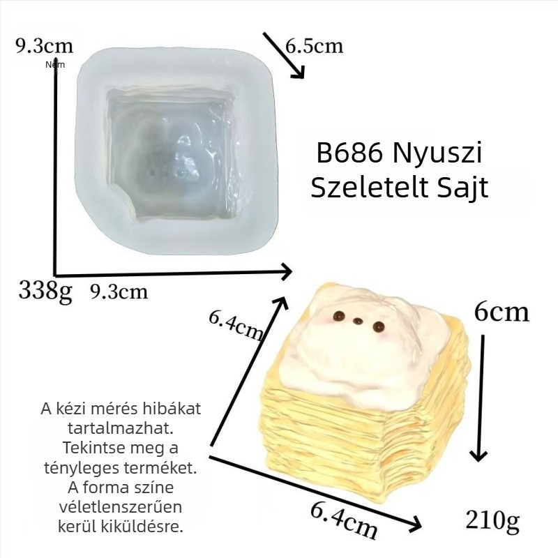 Kutya alakú szilikon forma krémes kenyér pudinghoz, kreatív DIY aromaterápiás gyertya és csokoládé sütéséhez