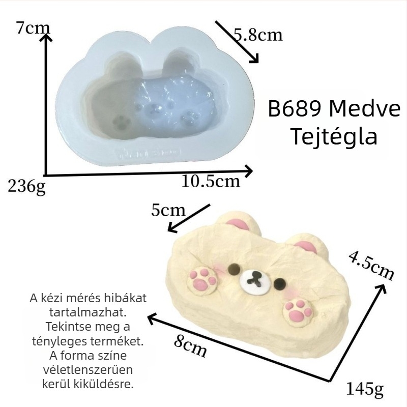 Kutya alakú szilikon forma krémes kenyér pudinghoz, kreatív DIY aromaterápiás gyertya és csokoládé sütéséhez