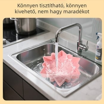 Szilikon tortaforma karácsonyi hópehellyel, sütő tepsi, DIY forma házi mousse-hoz, személyre szabható