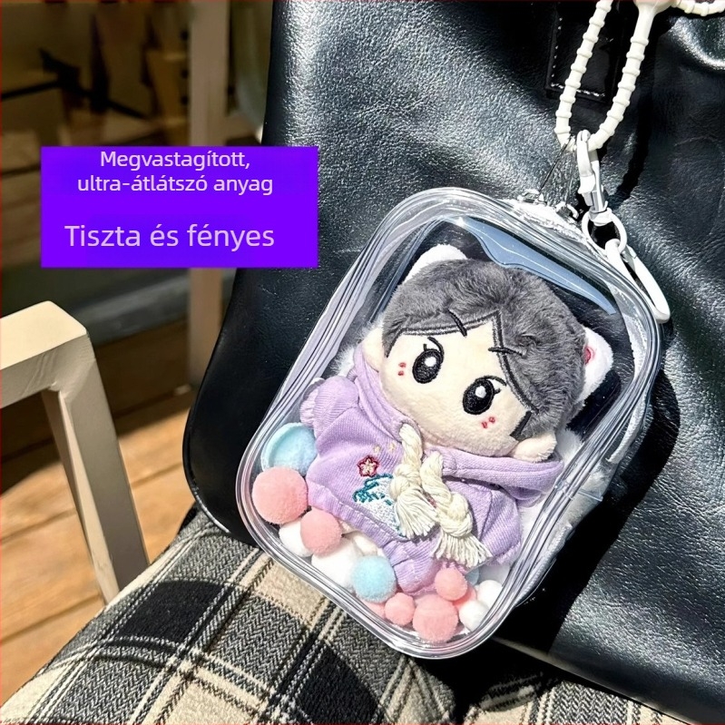 Lina Belle Lulu plüssmedál védőhüvely, 10–13 cm, plüss babák tárolására