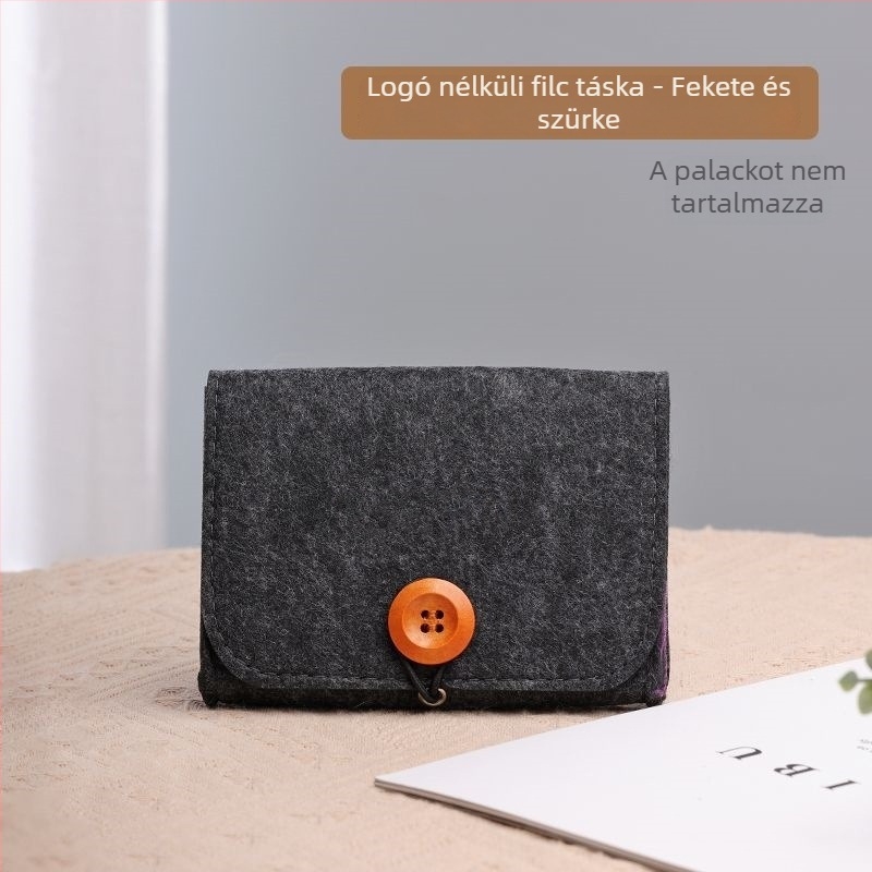 15 ml Doterra illóolaj roller üveg tároló táska, hordozható filc kocka alakú szervező