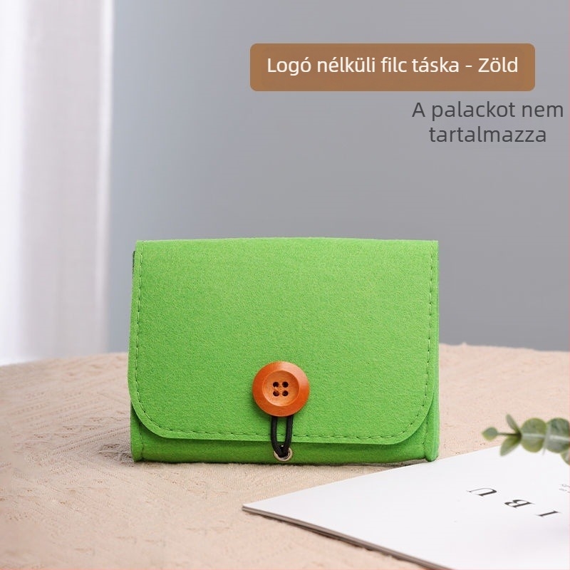 15 ml Doterra illóolaj roller üveg tároló táska, hordozható filc kocka alakú szervező