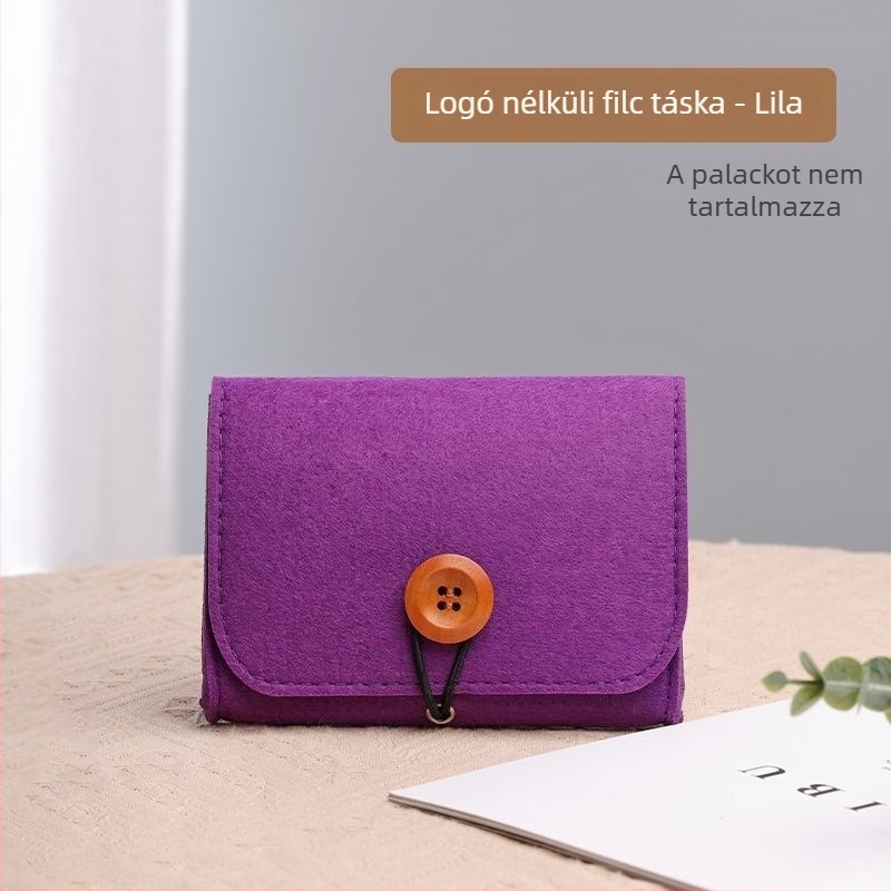 15 ml Doterra illóolaj roller üveg tároló táska, hordozható filc kocka alakú szervező