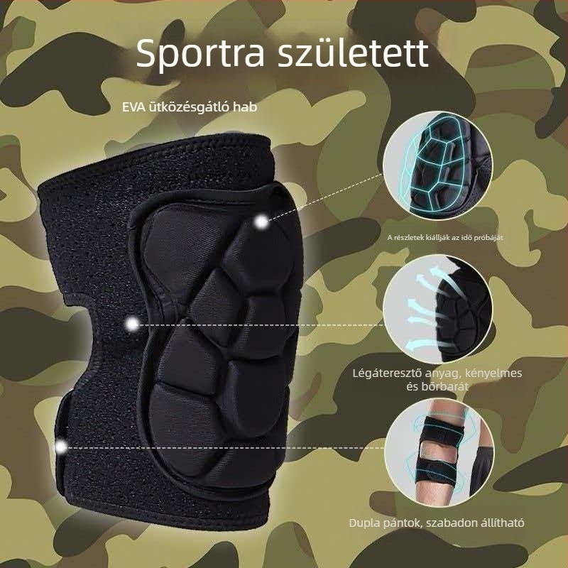 Taktikai térd-, könyök- és csuklóvédők – kültéri katonai képzéshez való védőfelszerelés