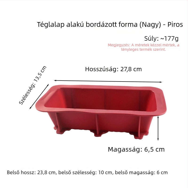 Egyedi szilikon sütőforma kenyérhez és toast-hoz — magas hőállóságú, tapadásmentes, élelmiszer-minőségű.