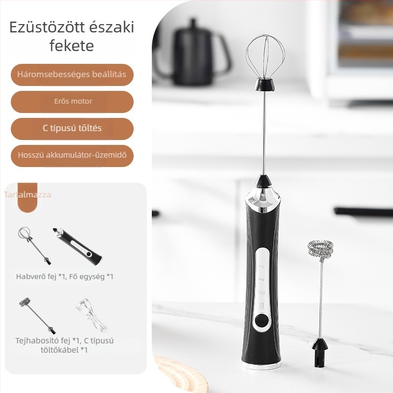 Still Feeling Elektromos tejhabosító, tojásfelverő, kávéhabosító, kézi kis mixer