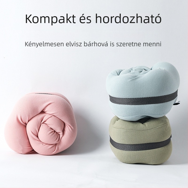 U-alakú nyakpárna memóriahab töltettel, iroda, iskola és utazás számára – minimalist dizájn