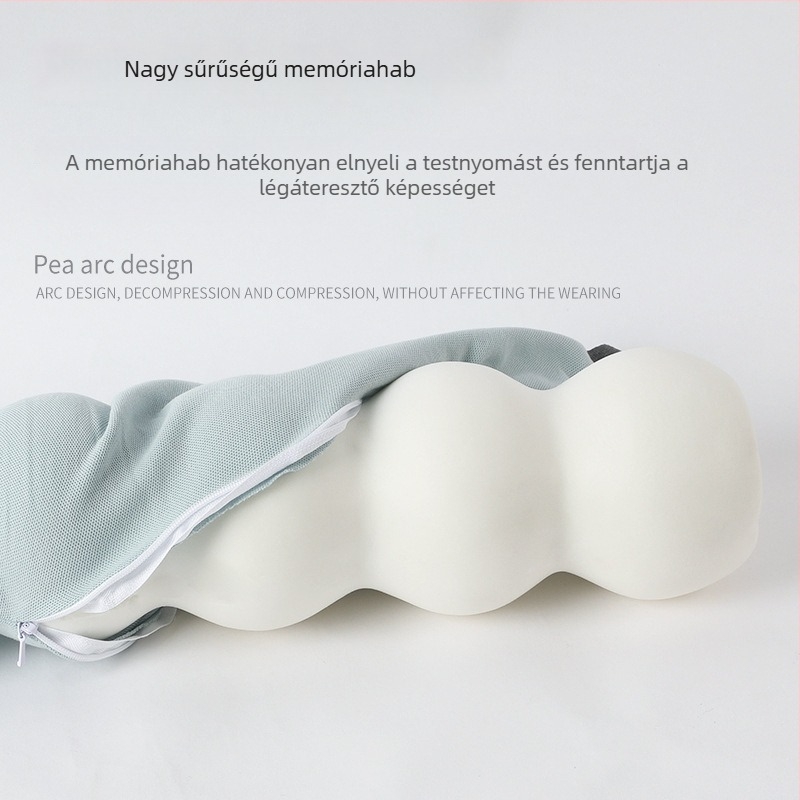 U-alakú nyakpárna memóriahab töltettel, iroda, iskola és utazás számára – minimalist dizájn