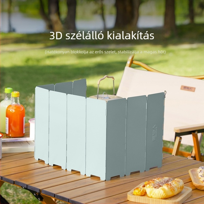 Hordozható gázfőző szélvédő