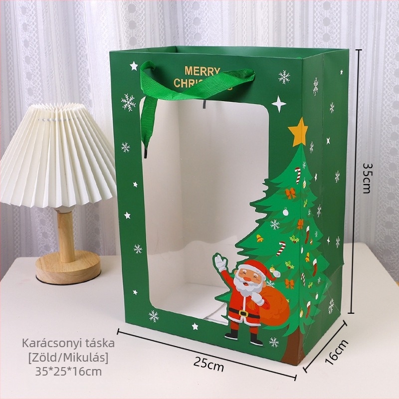 Átlátszó ablakos papírzacskó virágcsokrokhoz