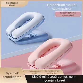 Íróasztalnál használható alvópárna általános iskolás diákok számára