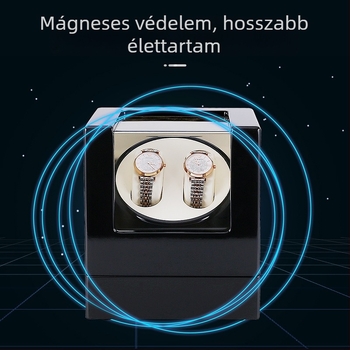 Automatikus motoros óratekercs fedéllel – órák tároló doboza