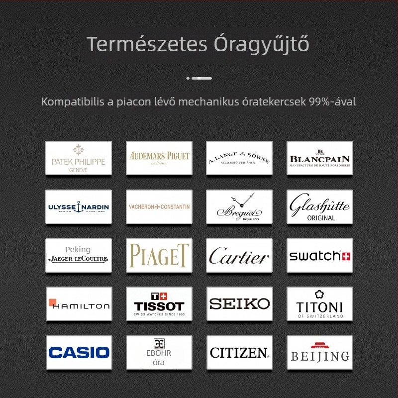 Automatikus motoros óratekercs fedéllel – órák tároló doboza