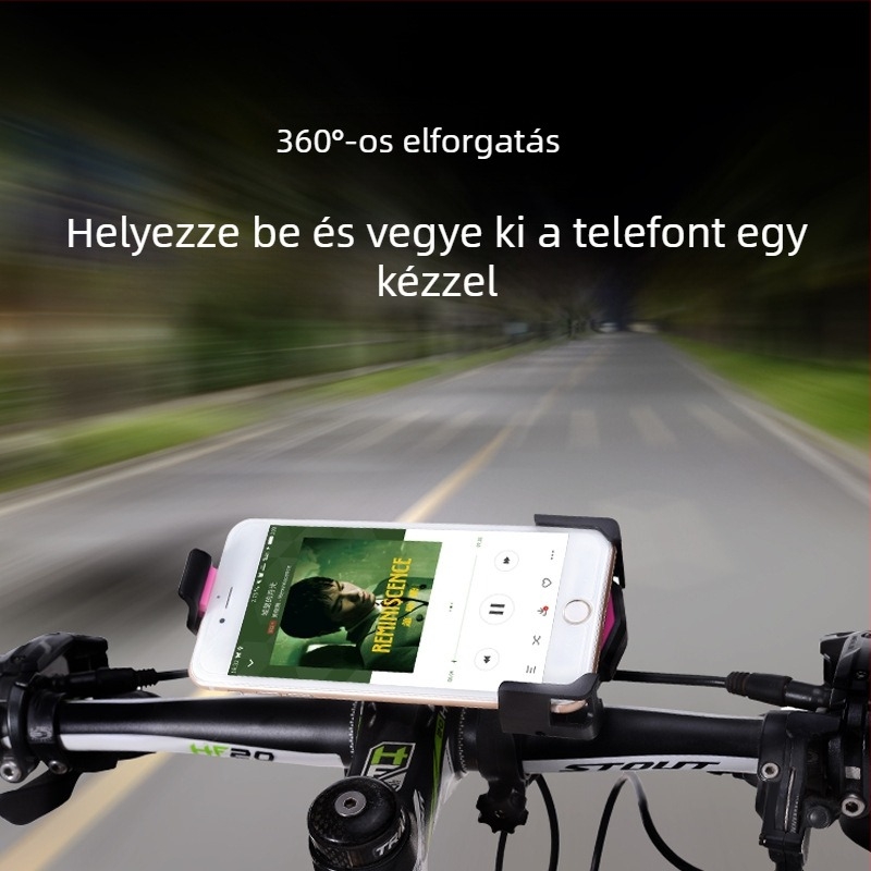 Telefon tartó hegyi kerékpárokhoz és elektromos motorkerékpárokhoz