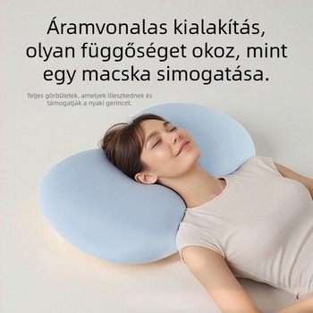 Nyáron hűsítő memóriahab nyakpárna, egyszemélyes pihenőpárna, uniszex ágypárna