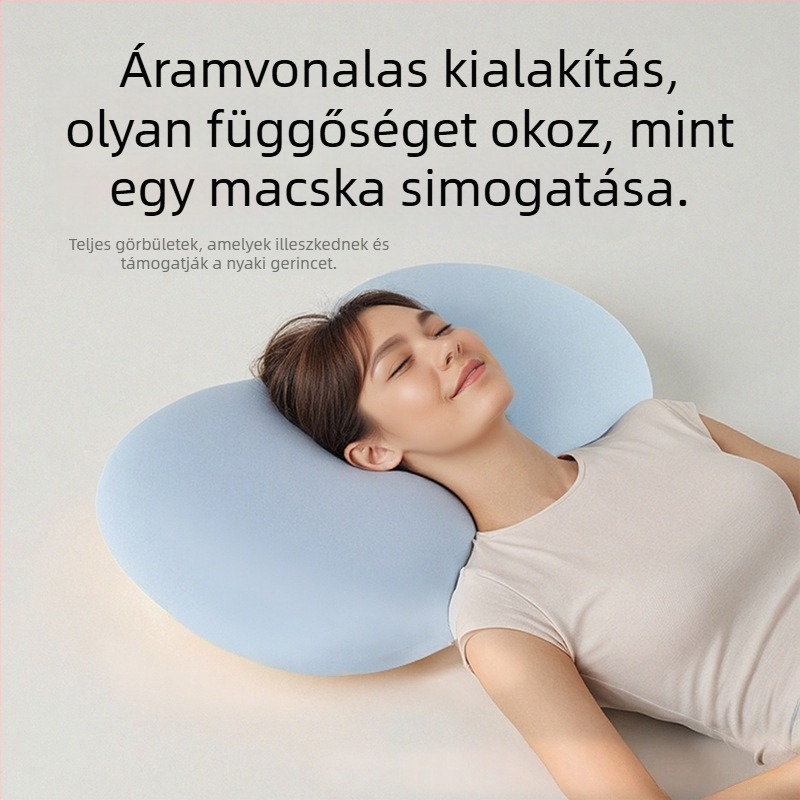 Nyáron hűsítő memóriahab nyakpárna, egyszemélyes pihenőpárna, uniszex ágypárna