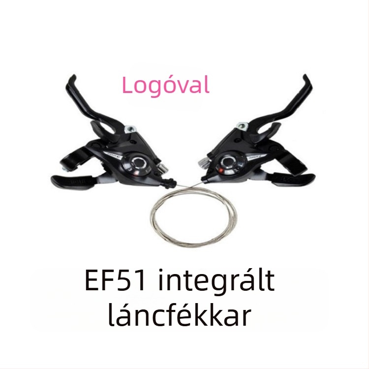 EF51-7 mountain bike — integrált váltókapcsoló, kompatibilis 7/8 és 21/24 sebességgel, Yanjun