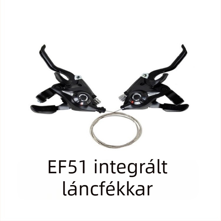 EF51-7 mountain bike — integrált váltókapcsoló, kompatibilis 7/8 és 21/24 sebességgel, Yanjun
