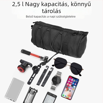 Vízálló kerékpáros táska elöl a kerethez és hátul a kerékpárhoz, hegyi kerékpárokhoz, multifunkcionális, könnyen hordozható