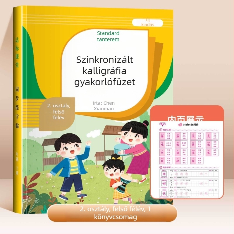 1–6. osztály: szinkronizált írásgyakorló füzet, betűk írása