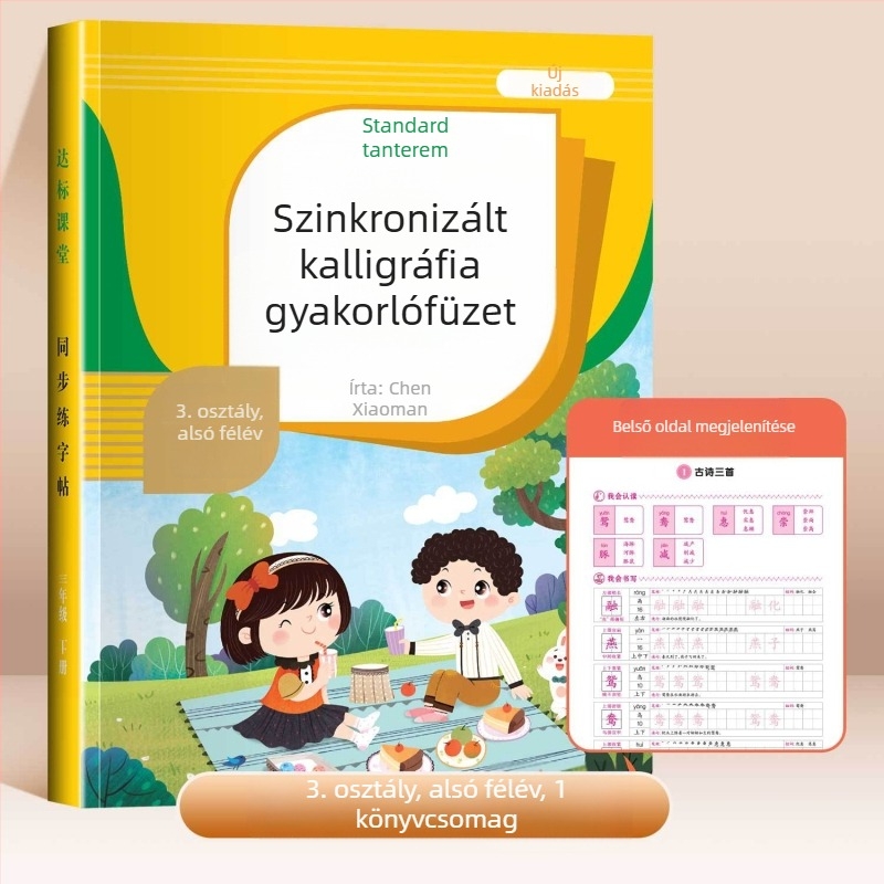1–6. osztály: szinkronizált írásgyakorló füzet, betűk írása