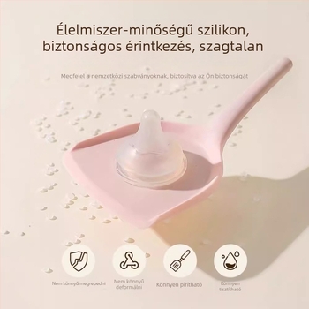 Kawashimaya x Lulu Pig szilikon spatula és kanál készlet, magas hőmérséklet-álló, élelmiszer-minőségű konyhai eszközök