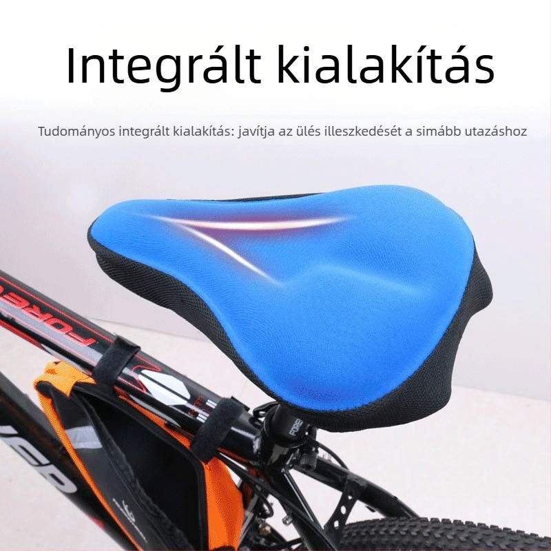 Hegyikerékpár nyeregfedél GEL szilikon párnával és memóriahabbal, 3D nyereg párna