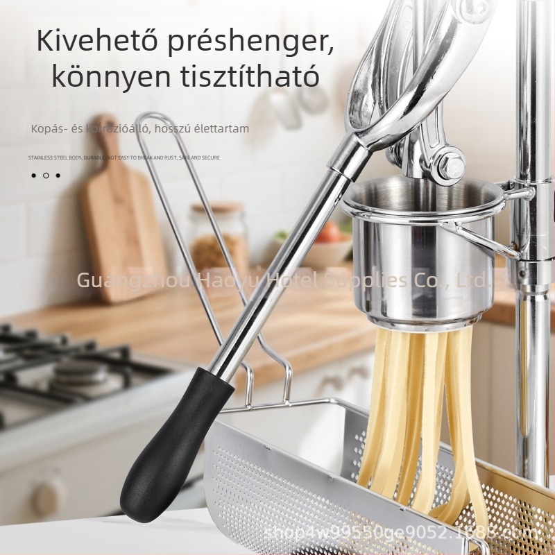 Kézi hasábburgonya-extruder, kereskedelmi kategória, hosszú kivitel, modell 012
