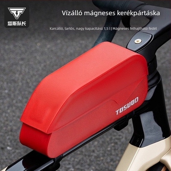 Felsőcső táska MTB- és országúti kerékpárokhoz mágneses fedéllel