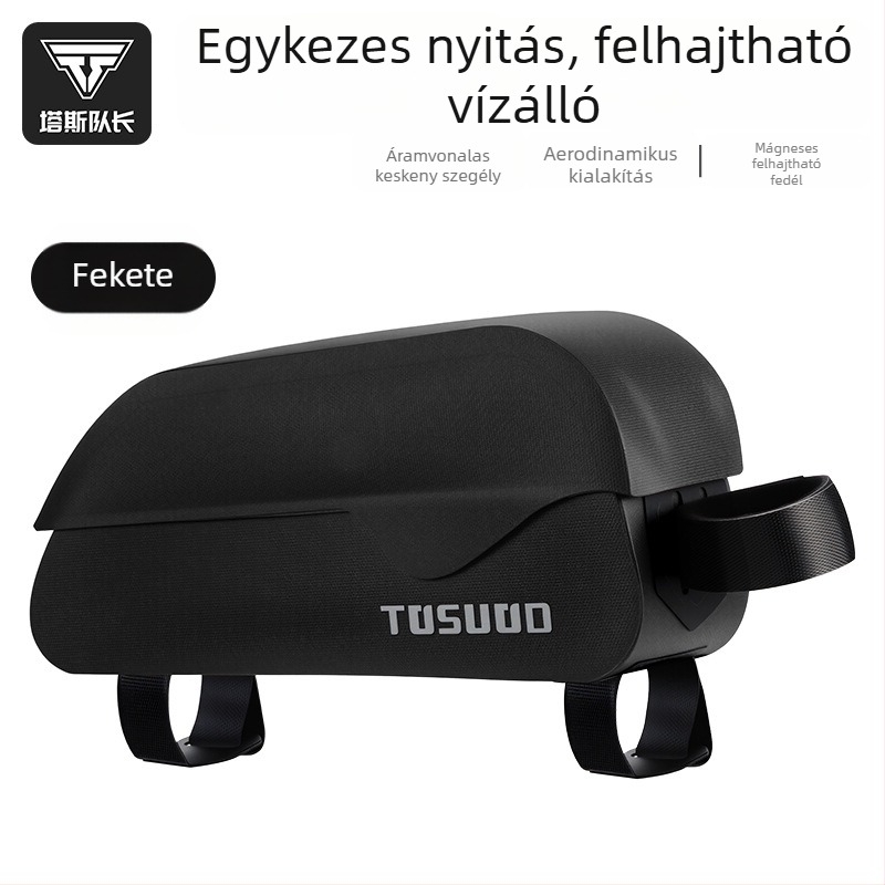 Felsőcső táska MTB- és országúti kerékpárokhoz mágneses fedéllel