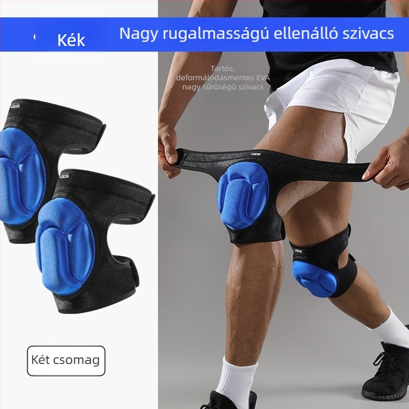 Vboshi vastag habú térdpárnák kültéri sportokra, táncra, térdelésre, röplabdára és kosárlabdára – esésvédő