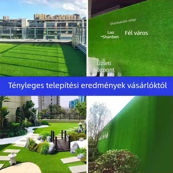 Mesterséges fű építkezési területek kerítéséhez és óvodák számára – szintetikus gyep szőnyeg