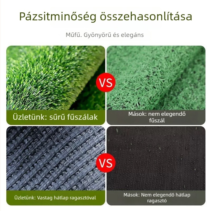 Jingsen Mesterséges Fű Szőnyeg – Zöld Műanyag Alátét Kültéri Használatra, Óvodához