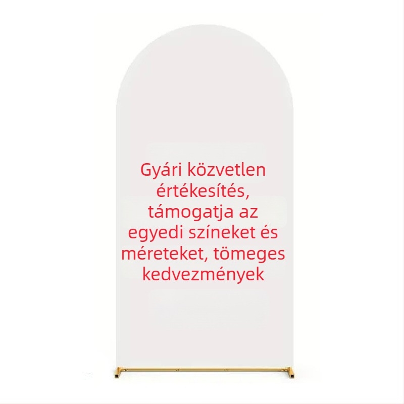 Esküvői U-formájú elasztikus textilfedél – háttér rendezvényekhez és fotózáshoz