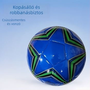 Gyerekeknek szóló PVC-futball, környezetbarát, gépi varrással, logóval testre szabható, iskolai edzésekre és mérkőzésekre, kültéri használatra, méret 3