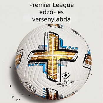 PU focilabda, méret 5, ragasztott varrással, edzéshez és mérkőzésekhez