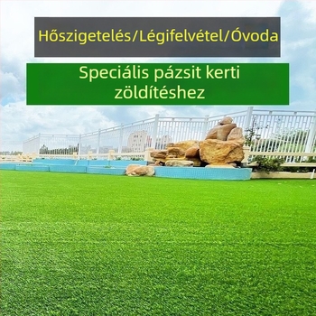Mesterséges gyep óvodának, udvarra és erkélyre – kültéri szőnyeg zöld területekhez tetőszigeteléssel