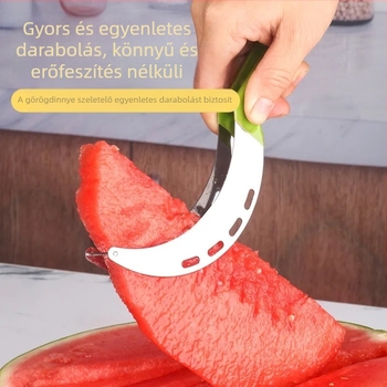 Rozsdamentes acél dinnyeszeletelő — többfunkciós vágóeszköz