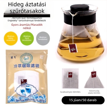 Zhanfei Hidegkávé‑Filterzacskó – ultra finom papír, japán anyag