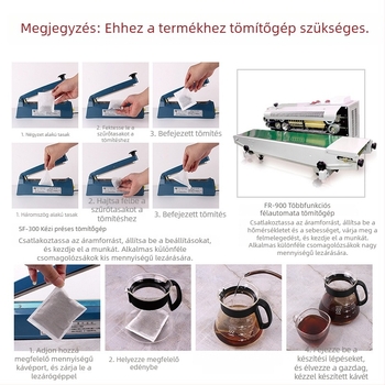 Zhanfei Hidegkávé‑Filterzacskó – ultra finom papír, japán anyag