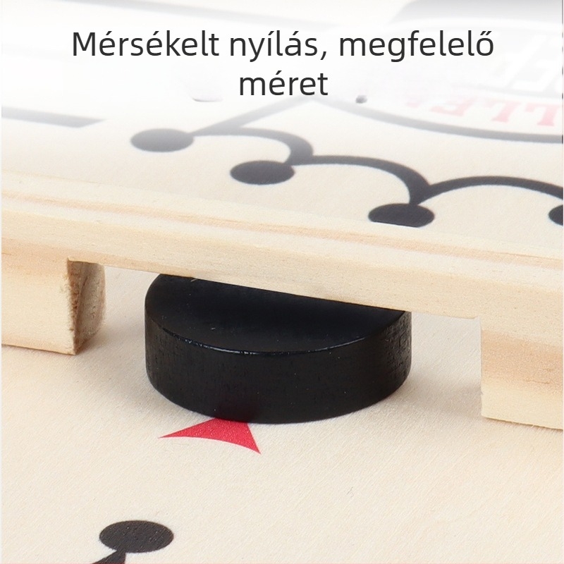 Fából készült katapultás sakk: kétszemélyes társasjáték, családi szórakozás és szülő-gyermek interakció