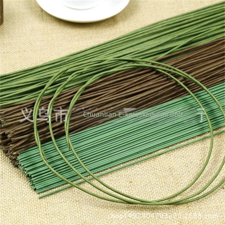 Papírral borított vasdrót koszorúhoz, 40-60 cm, DIY anyag