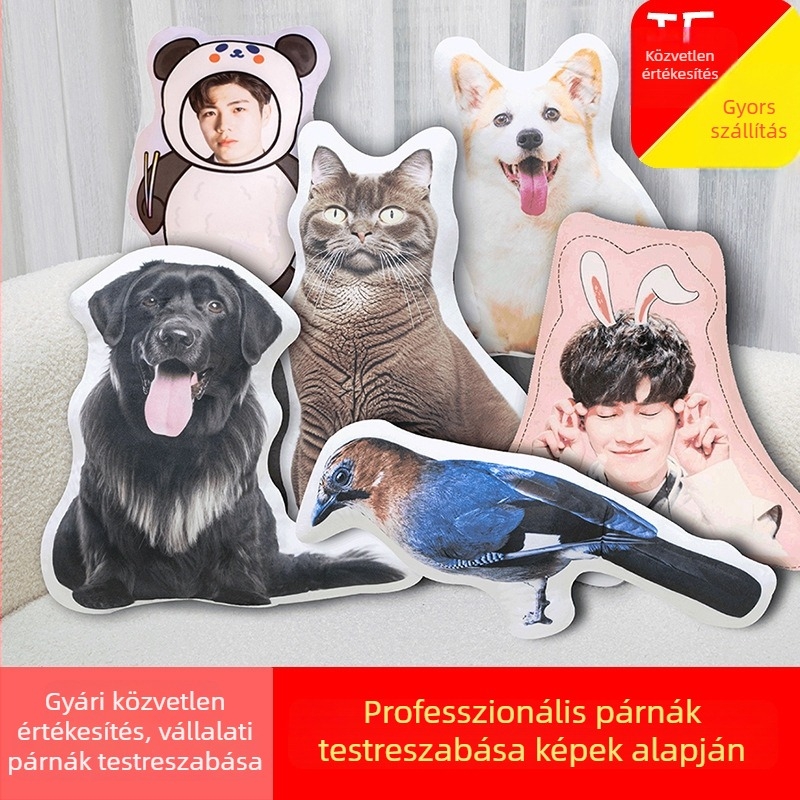 Egyedi logóval nyomtatott párnák vállalati ajándékokhoz, egyedi alakú párnák, a terveid szerint készítve
