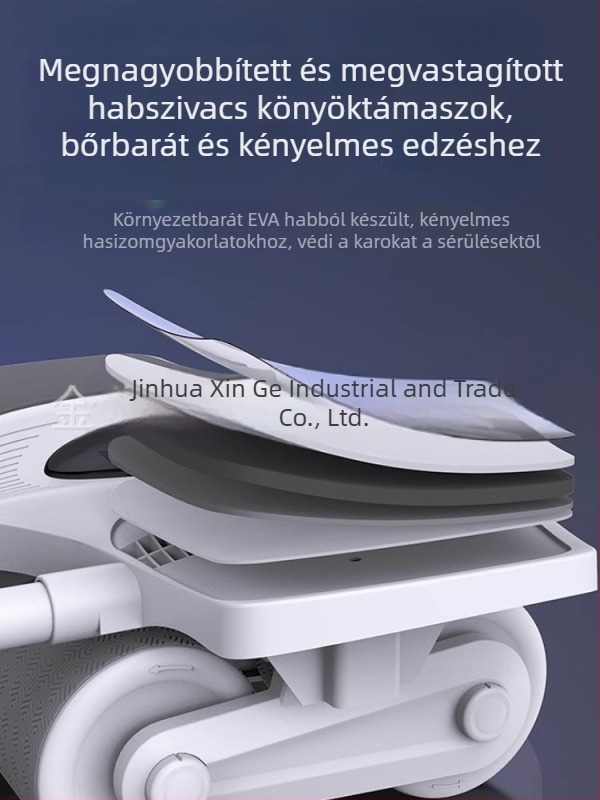 Új négykerekű haskerék könyöktámasz és automatikus visszacsapódás, otthoni használatra